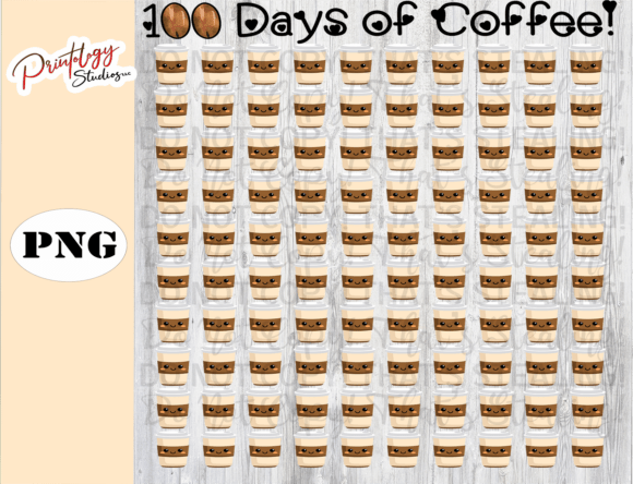 100 Days of Coffee: A Modern Design for Milestone Branding