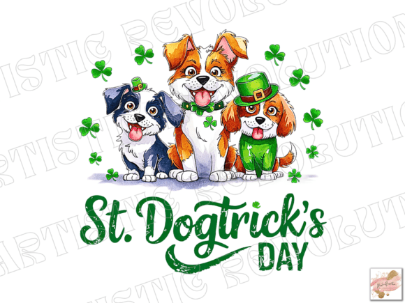 Dog Png St Patricks Day Png Dog Mom Png: Creative Design Assets