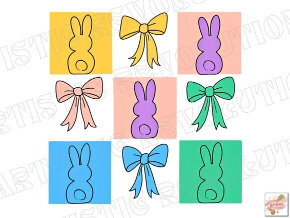Easter Coquette & Bunny PNGs for Modern Design