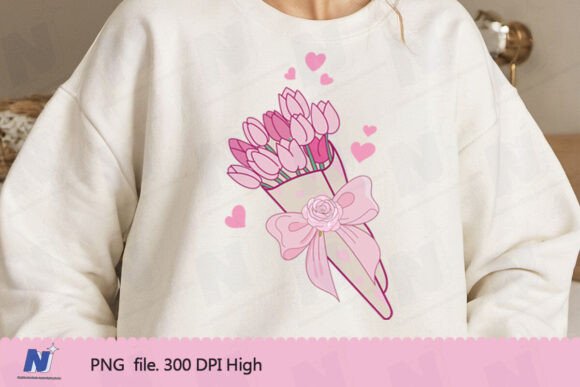 Elevate Projects with a Pink Tulip Bouquet Valentine's Design