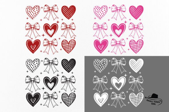 Elevate Your Designs with a Coquette Heart Bow Sublimation