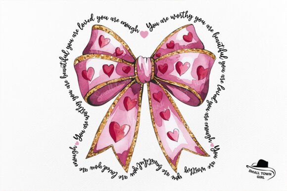Elevate Your Designs with a Pink Valentine Coquette Bow Heart Png