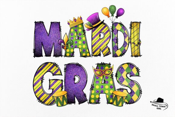 Elevate Your Designs with Glitter Mardi Gras Queen Sublimation PNG