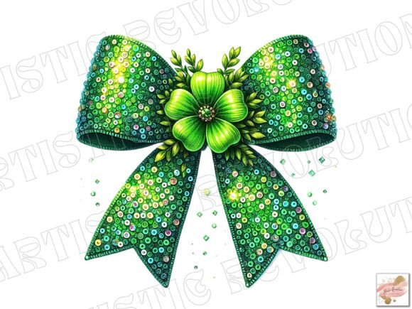 Elevate Your St. Patrick's Day Designs with Premium Glitter PNGs