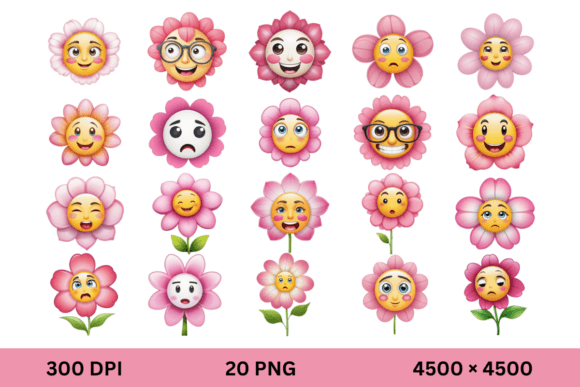 Pink Flower Clipart Emoji PNG: Elevate Your Visual Communication