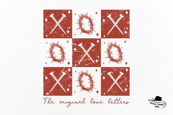 Retro Checked Valentine Thorns Xoxo Png: A Designer's Asset