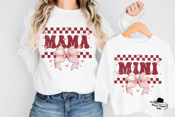 Retro Checkered Mama Mini Valentine Bow: A Designer's Guide
