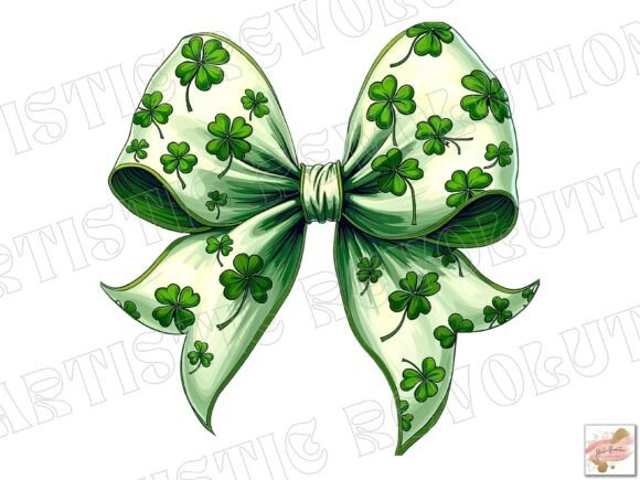 Retro Coquette St Patrick's Day PNG: A Designer's Asset