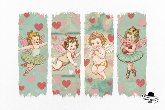 Retro Valentine Baby Cupid Sublimation: A Designer's Guide