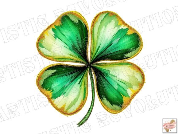 Spark Your St. Patrick's Day Designs with Glitter Shamrock PNGs