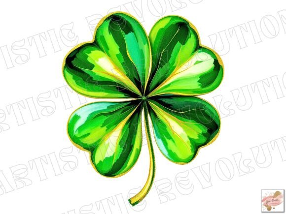 St Patricks Day Png Glitter Shamrock: A Design Asset