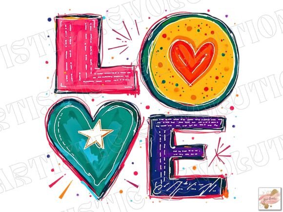 Valentine Png Love Png: Retro Design Assets for Modern Projects
