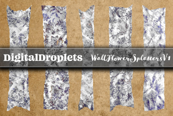 WallFlowerSplatters V1: 180 Washi Tapes for Digital Design