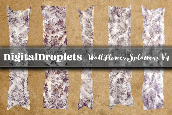 WallFlowerSplatters V4: 180 Washi Tapes for Digital Design